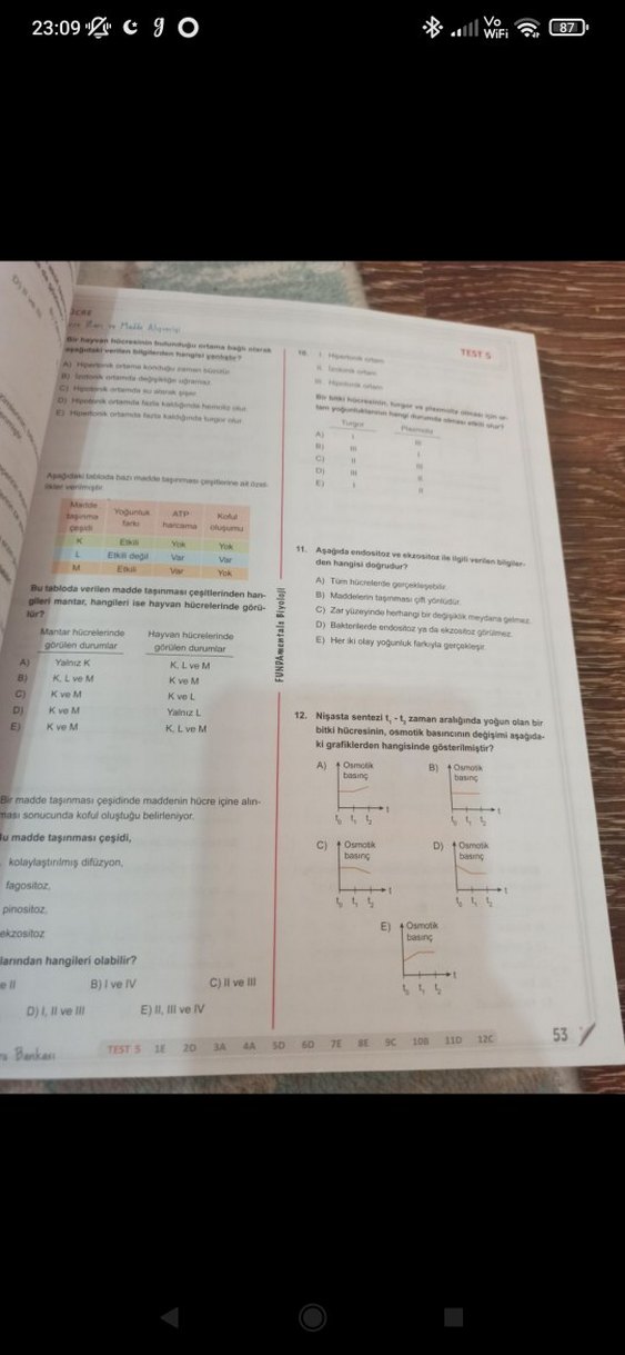 Fundamentals tyt biyoloji soru bankasi - Görsel 3