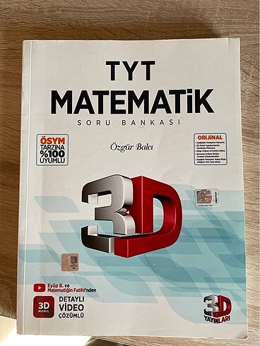 3d tyt paragraf ve 3d tyt matematik sb