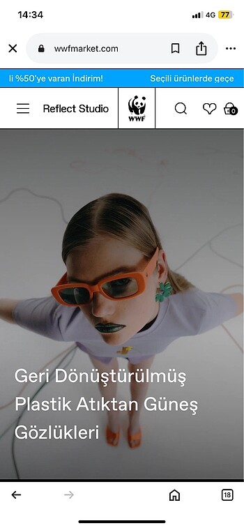 WWF Güneş gözlüğü