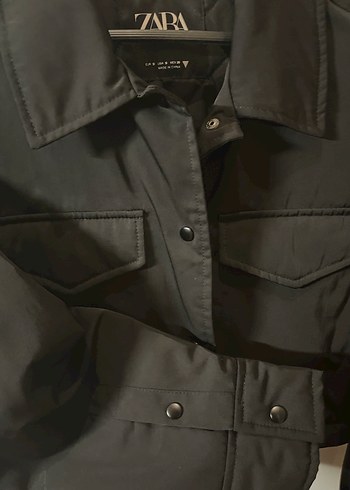 Zara Zara Siyah Düğmeli Kadın Ceket