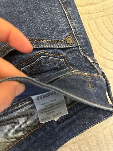 m Beden lacivert Renk Vintage model jean