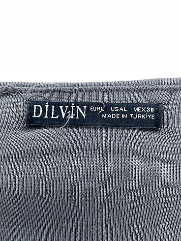 l Beden gri Renk Dilvin Kısa Elbise %70 İndirimli.