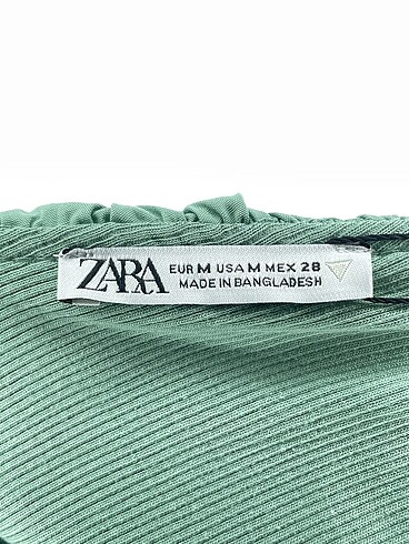 m Beden yeşil Renk Zara Bluz %70 İndirimli.