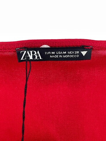 m Beden kırmızı Renk Zara Bluz %70 İndirimli.