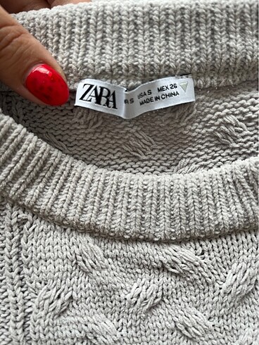 s Beden Zara crop kazak