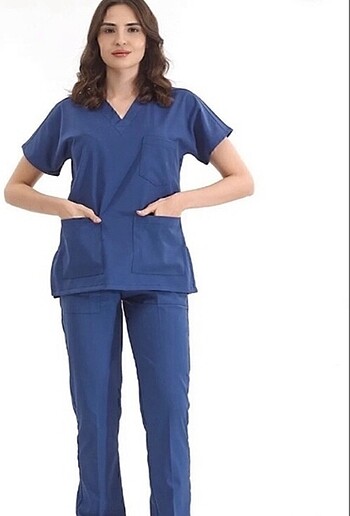 Çizgi medikal doktor hemşire forması