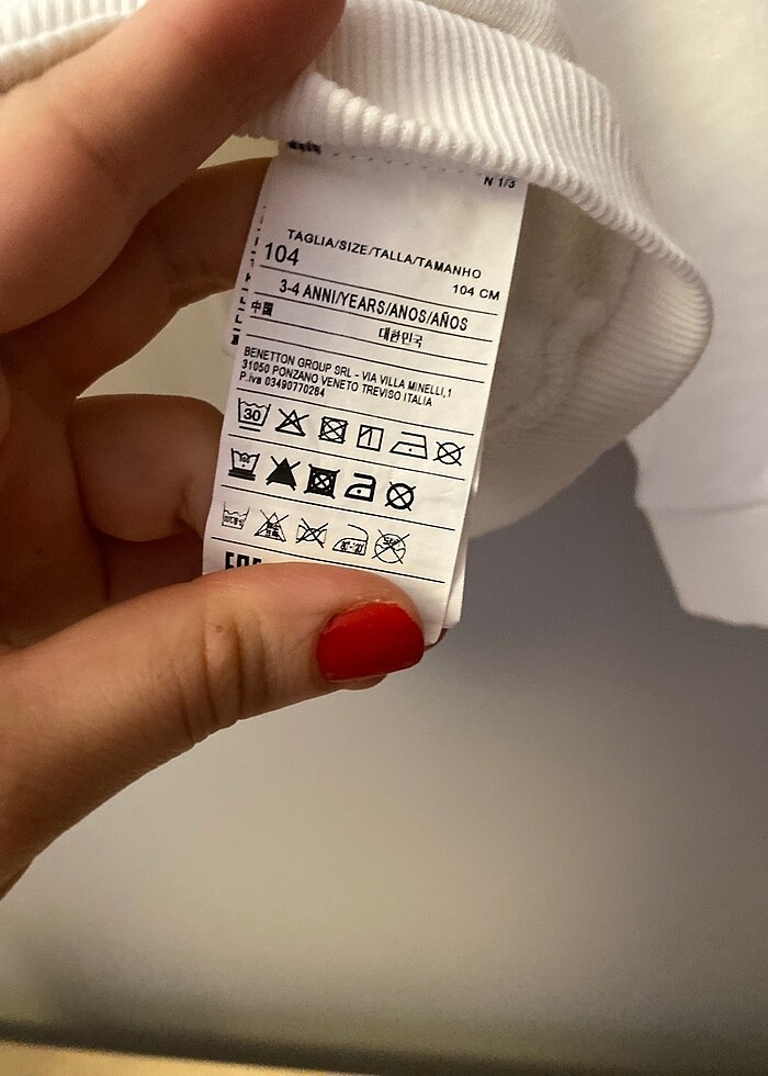 Benetton triko hirka - Görsel 3