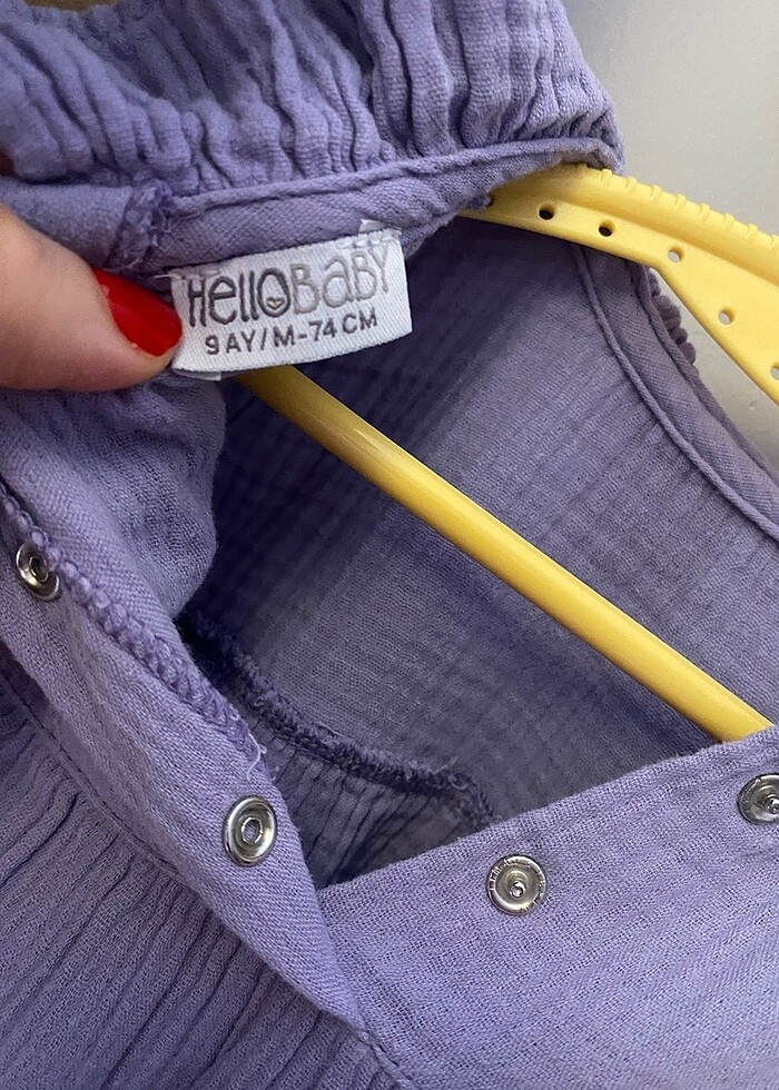 Bebek müslin tulum - Görsel 4