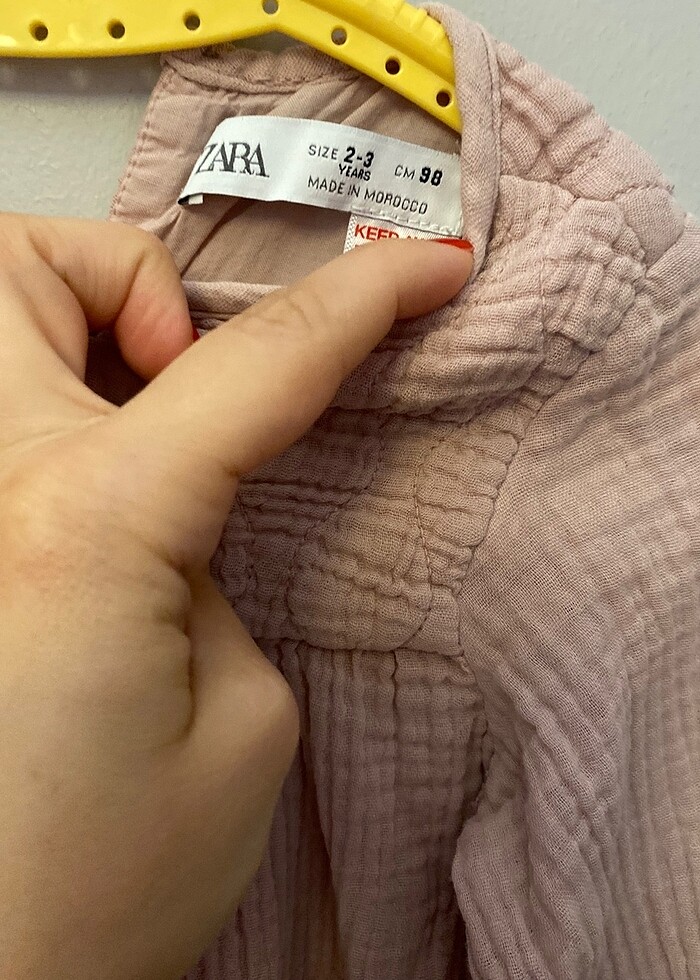 Zara müslin elbise - Görsel 2