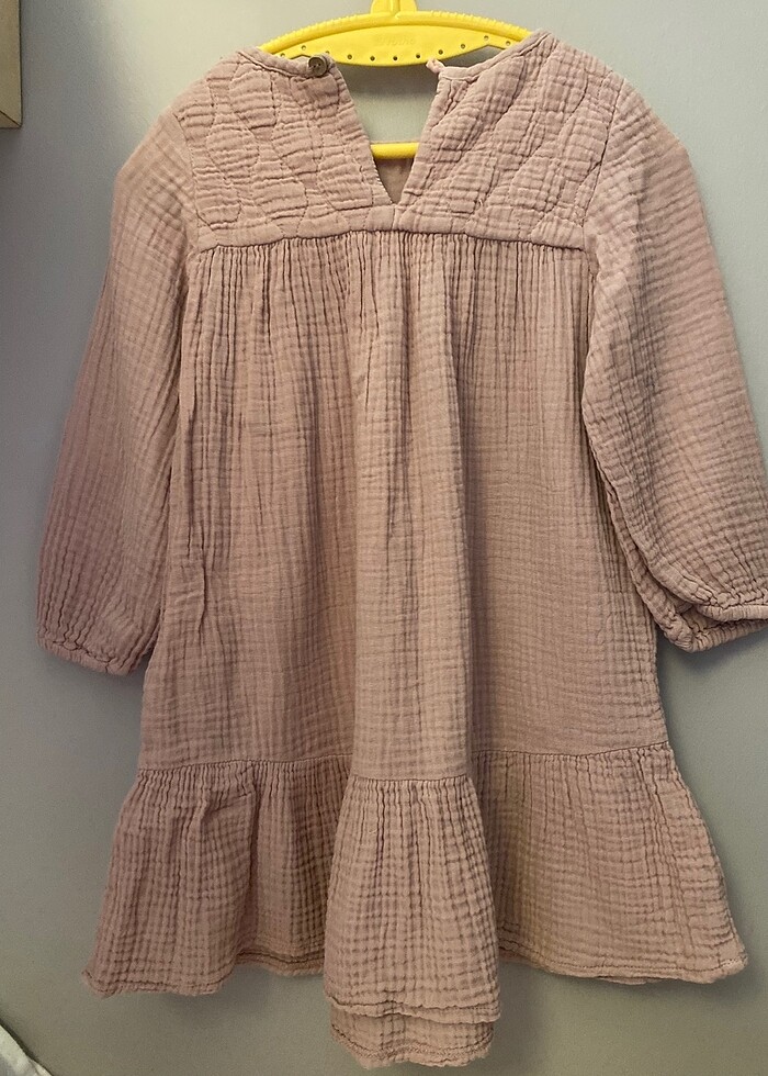 Zara müslin elbise - Görsel 3