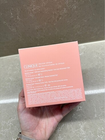 Clinique clinique nemlendirici set