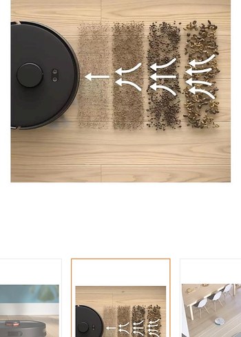 Philips Beyaz ve Gri Akıllı Robot Süpürge - Görsel 3
