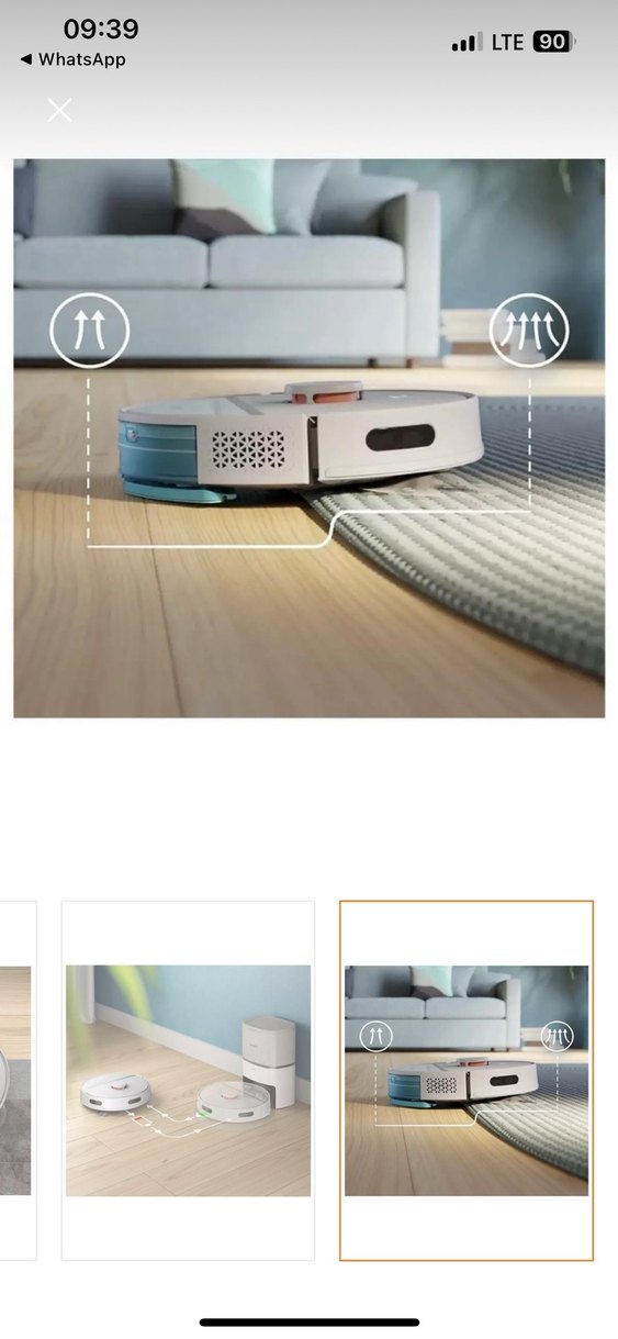 Philips Beyaz ve Gri Akıllı Robot Süpürge - Görsel 5