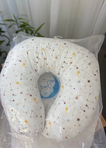 Baskılı Beyaz Emzirme ve Hamile Yastığı - Görsel 2