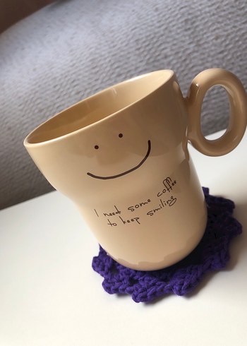 Mor Örgü Bardak Altlığı - Görsel 3