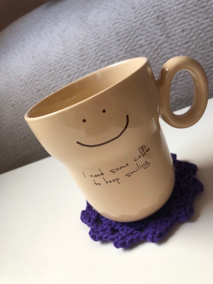 Mor Örgü Bardak Altlığı - Görsel 3