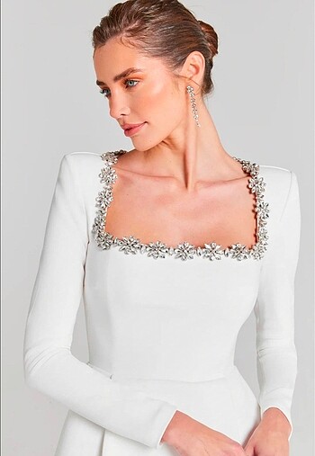 Gigii's Deep Atelier S Beden Beyaz Elbise
