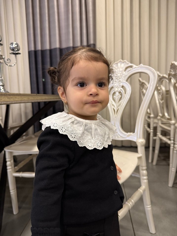 Kız Çocuk Siyah Dantel Yaka Bolero - Görsel 2