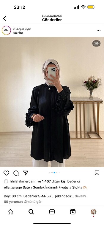 Saten pamuk gömlek