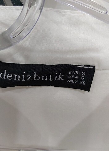 s Beden Nakışlı beyaz elbise.