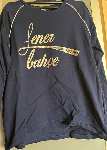 Kadın Uzun Kollu Altın Baskılı Sweatshirt
