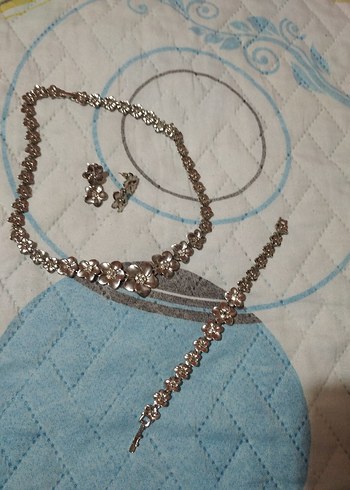 Pandora Çiçek Detaylı Vintage Kadın Takı Seti