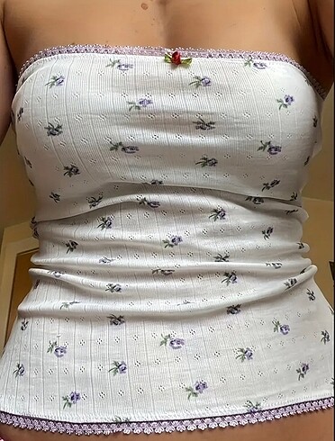 Sheinside Çiçekli crop