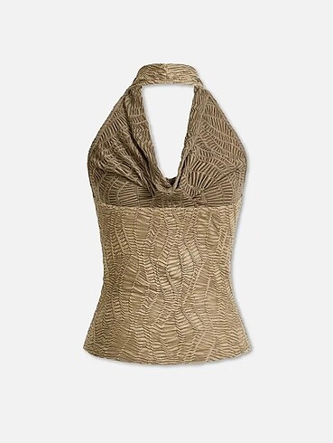 Sheinside Halter yaka bluz