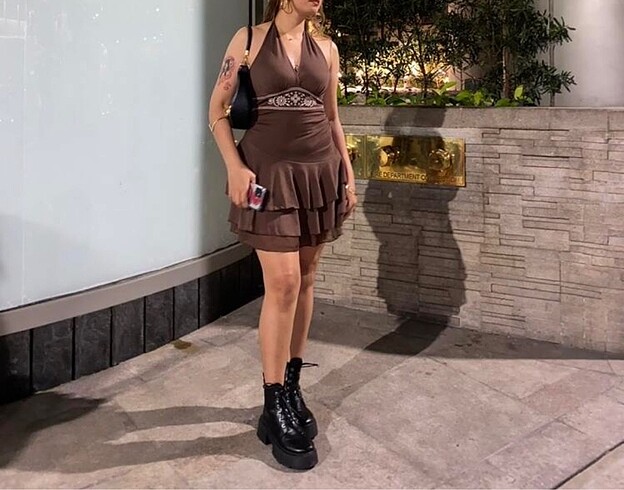 m Beden Vintage elbise