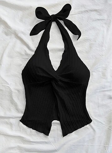 Halter yaka bluz