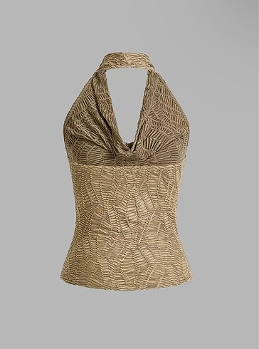 Sheinside Halter yaka hasır model bluz