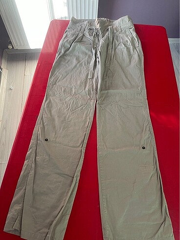 Bej jogger pantolon
