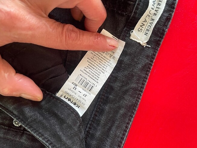 s Beden siyah Renk Koton şort jean