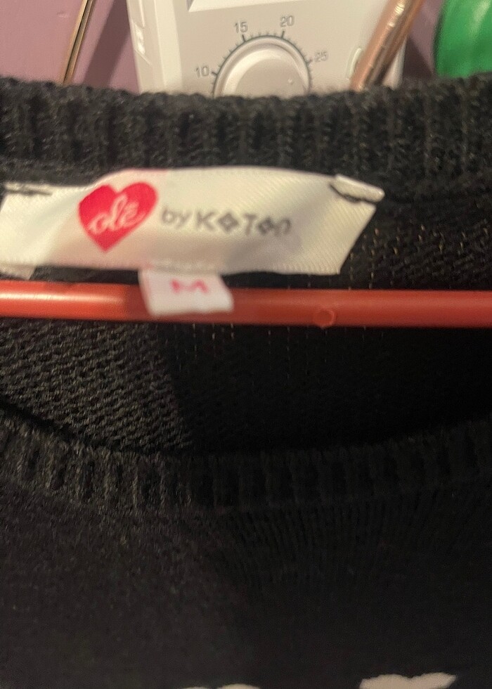 Koton kalpli yün elbise - Görsel 3