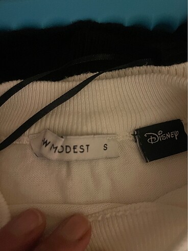 LCW Mickey mause detaylı beyaz triko elbise - Görsel 3