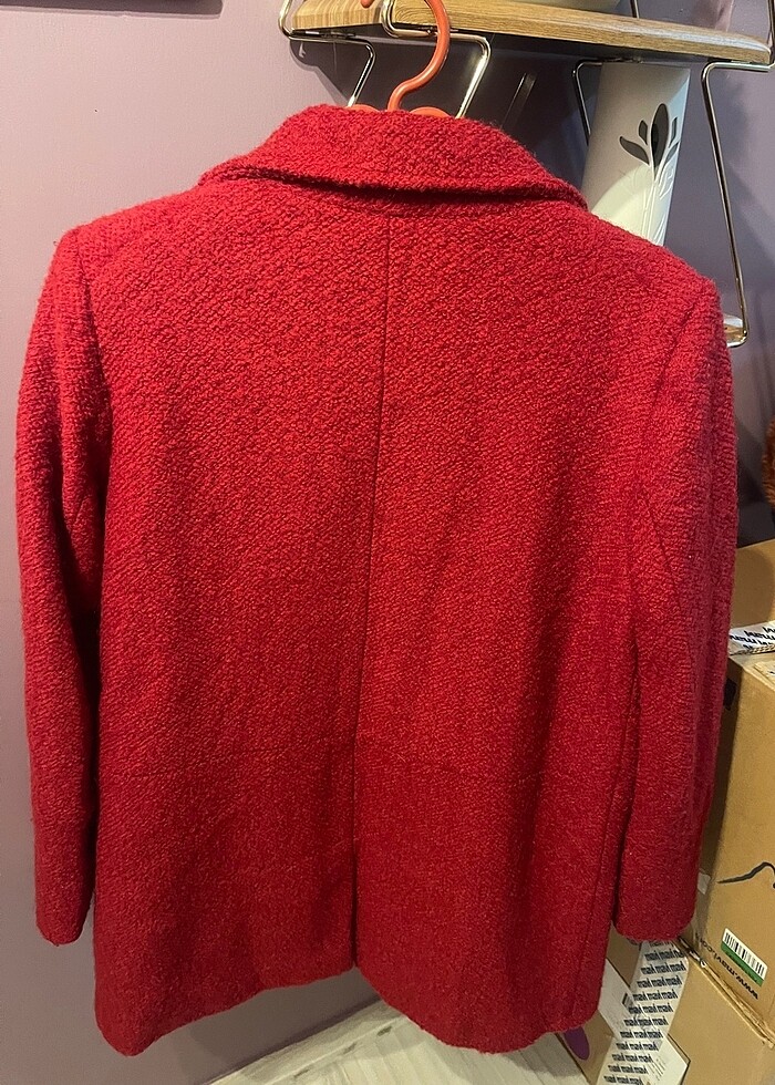 Koton bordo kase kaban - Görsel 2