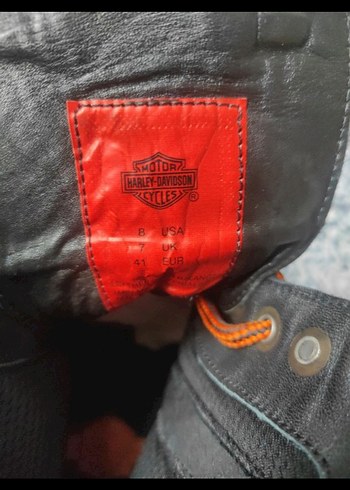 Yılan Desenli Siyah Deri Biker Bot - Görsel 4