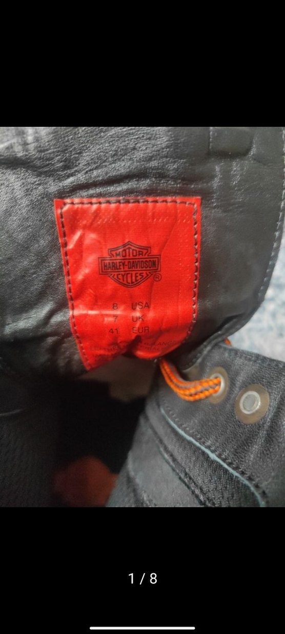 Yılan Desenli Siyah Deri Biker Bot - Görsel 4