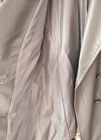 Trendyol deri ceket - Görsel 6