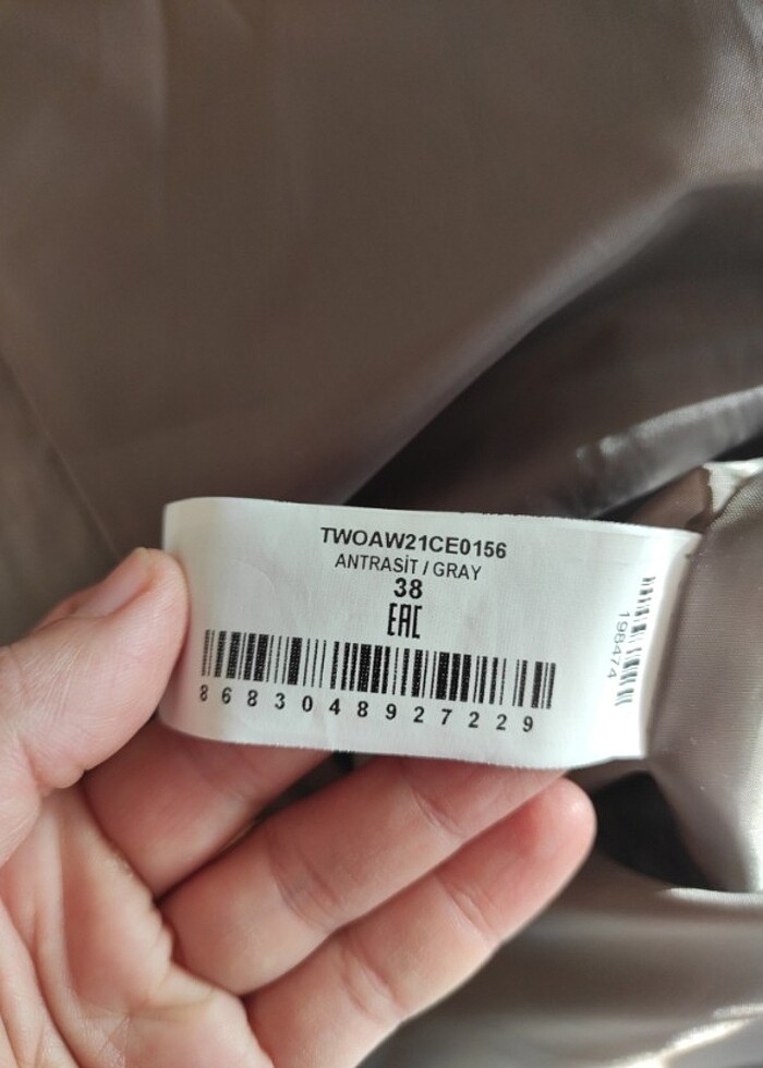 Trendyol deri ceket - Görsel 2