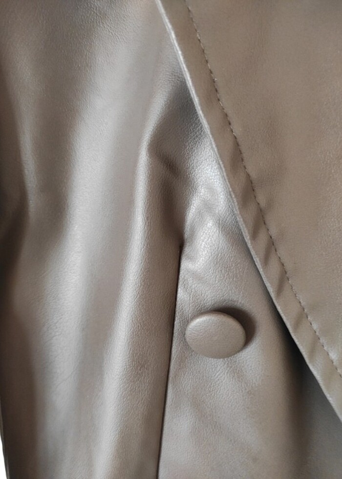 Trendyol deri ceket - Görsel 5