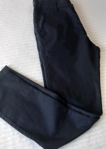Siyah erkek keten pantolon