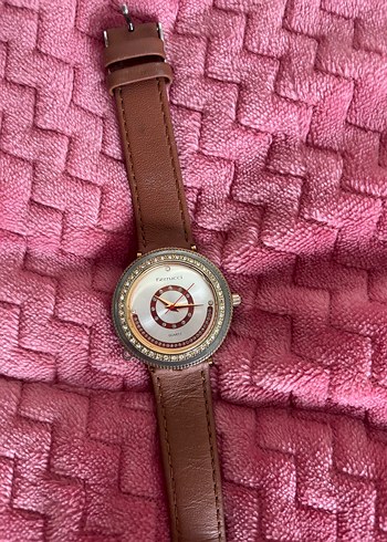 Kahverengi Kemerli Kadın Kol Saati - Görsel 3