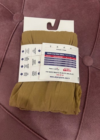 Kahverengi Mikro Külotlu Çorap - Görsel 2