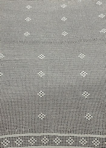 El Örgüsü Çiçek Desenli Dantel Runner - Görsel 3