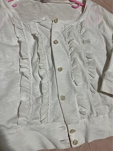 Tül detaylı bolero