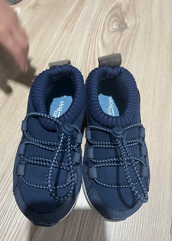 Erkek Çocuk Mavi Kaydırmaz Sneakers - Görsel 6