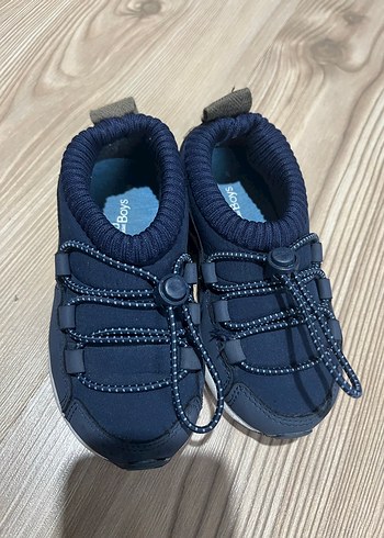 Erkek Çocuk Mavi Kaydırmaz Sneakers - Görsel 2