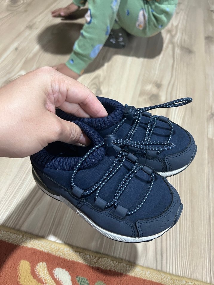 Erkek Çocuk Mavi Kaydırmaz Sneakers - Görsel 4