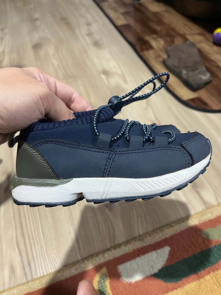 Erkek Çocuk Mavi Kaydırmaz Sneakers - Görsel 5